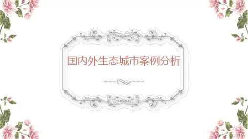 国内外生态城市案例分析