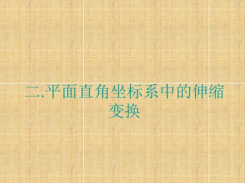 平面直角坐标系中的伸缩变换-PPT课件