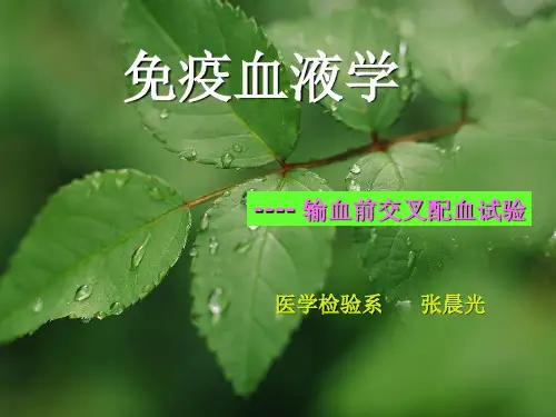 免疫血液学-配血试验(4).