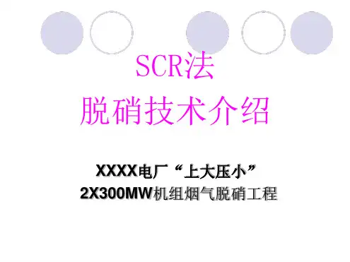 选择性催化还原法脱硝技术介绍