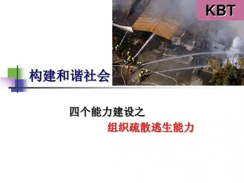 四个能力之组织疏散逃生能力