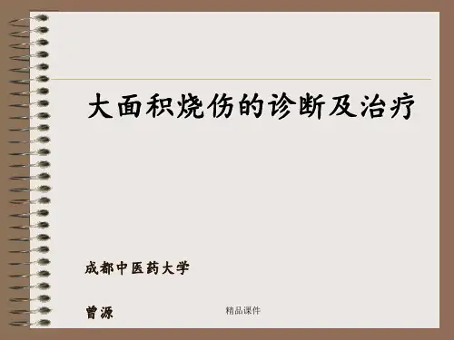 大面积烧伤的诊断及治疗
