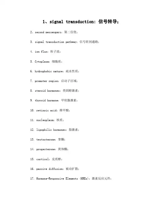 生物专业英语