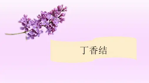 部编版六年级语文上册2《丁香结》(第一课时)课件(共21张PPT)