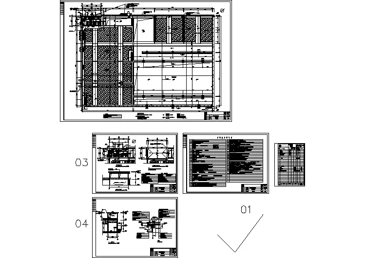青岛某污水处理厂扩建工程设计图