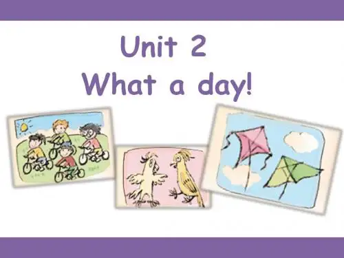2014六年级英语上册Unit2 What a day第四课时(新版译林版)优秀版