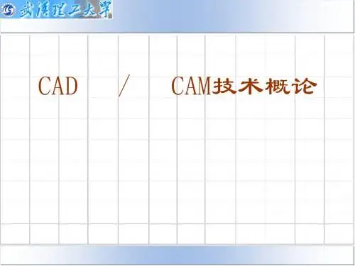 CAM capp及 cad