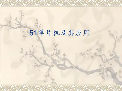 51单片机及其应用PPT课件