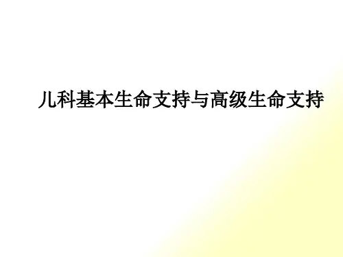 儿科基本生命支持与高级生命支持