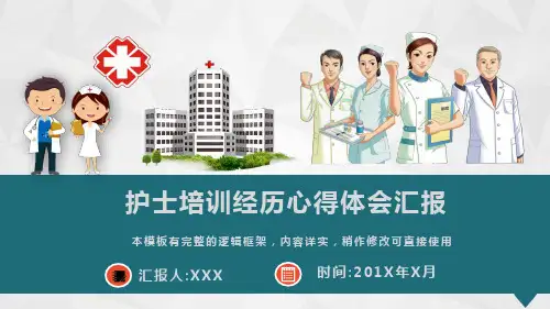 护士培训经历心得体会汇报PPT模板(图文)