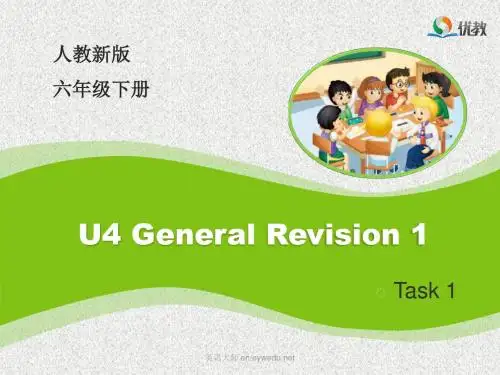 人教精通版六年级下册英语unit 4《general revision 1》教学课件