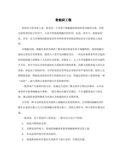 骨组织工程