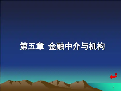 05 金融中介机构