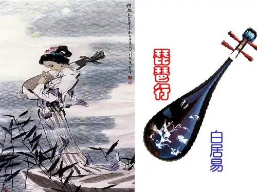 琵琶行-苏教版高中语文必修4课件(共54张PPT)