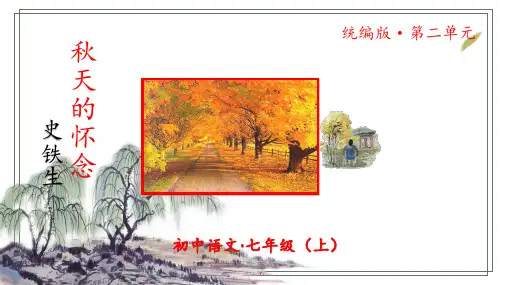 第5课《秋天的怀念》课件(共61张PPT) 七年级 语文上册(统编版2024)