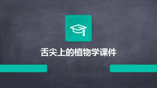 舌尖上的植物学课件PPT