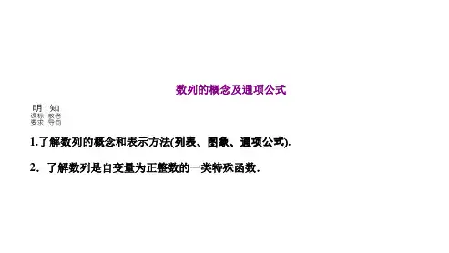 高三总复习数学课件 数列的概念及通项公式