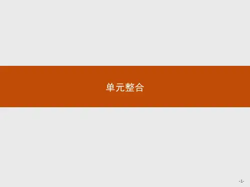 2019-2020学年高中语文人教版必修3配套课件：第三单元 单元整合 .pptx