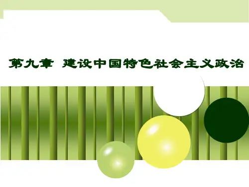 第三节推进政治体制改革,发展民主政治
