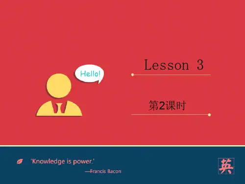 最新四年级英语上册 Lesson 3 Is this your bag(第2课时) 科普版优选教学课件