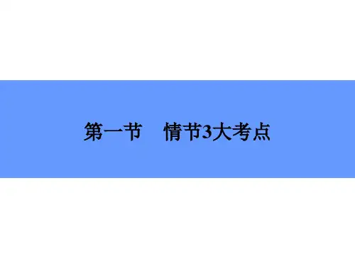 小说情节3大考点