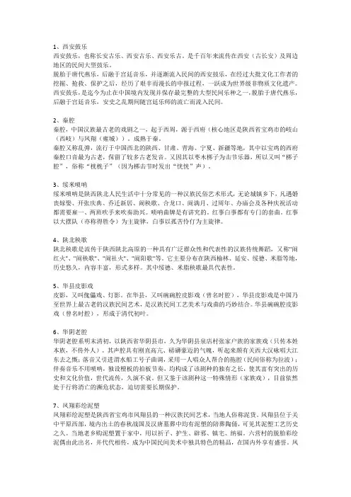 陕西非遗精选