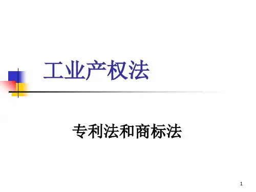 工业产权法 MBA课共67页PPT资料