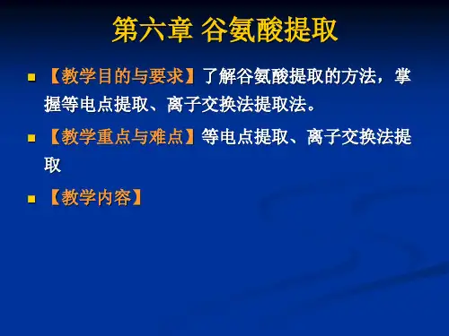 6谷氨酸提取