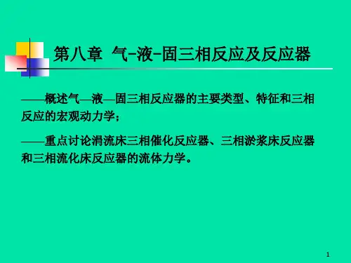 化学反应工程-第八章 气-液-固三相反应及反应器