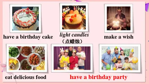 Unit5 L 30 Grandma's Birthday Party课件 冀教版七年级英语上册