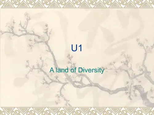 高中英语选修8_Unit1_A_land_of_diversity词汇学习课件(人教新课标)[1]