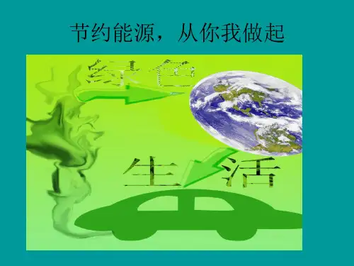 节约能源-保护环境ppt课件