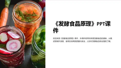 《发酵食品原理》课件