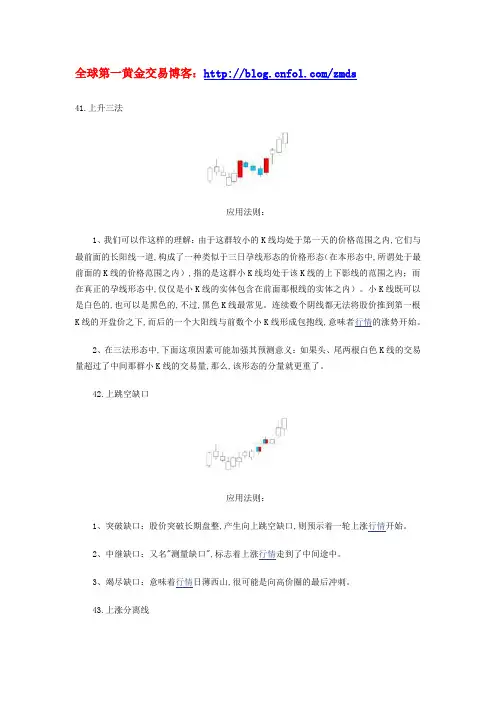 (炒股)K线图经典图解：75个K线组合图解分析(二)