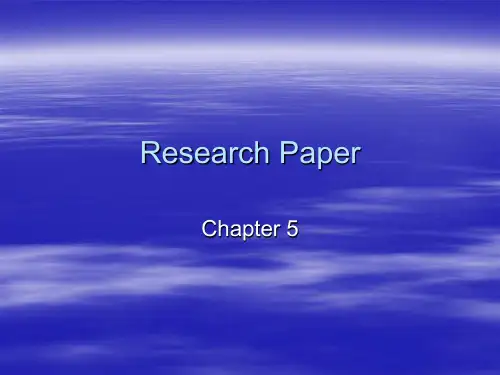 写作Unit5ResearchPaperwriting--byWHZ-文档资料