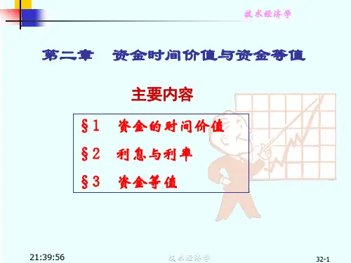技术经济学2：资金等值计算