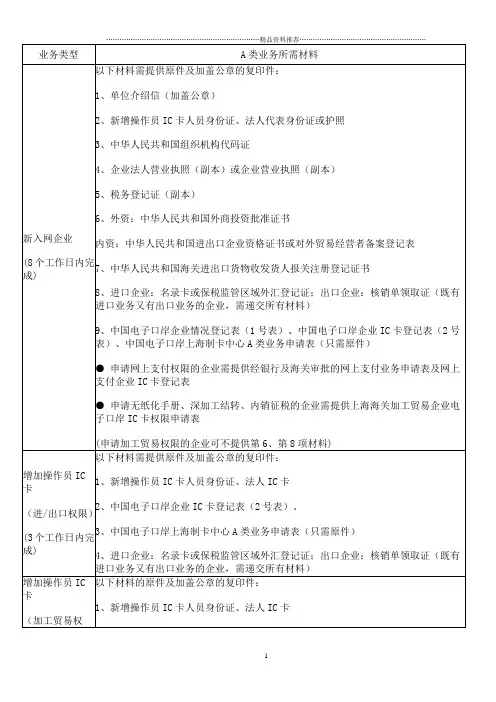 中国电子口岸上海制卡中心业务办理指南