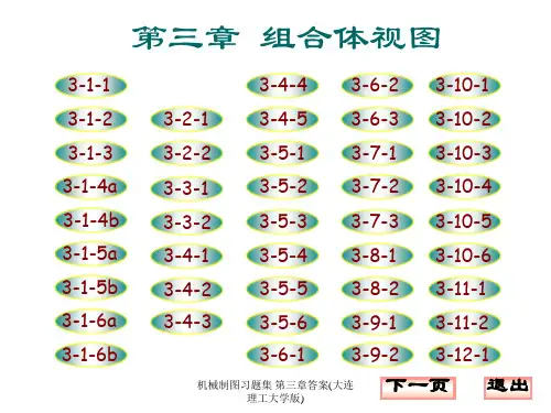 机械制图习题集 第三章答案(大连理工大学版)【可编辑】