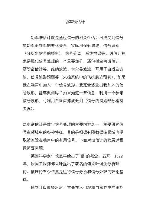 功率谱估计