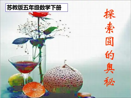 苏教版五年下《圆的认识》ppt课件 公开课获奖课件