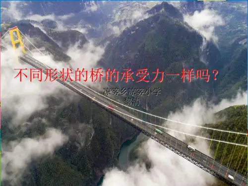 五年级上科学优秀课件-3.16 桥｜鄂教版 (31页PPT)