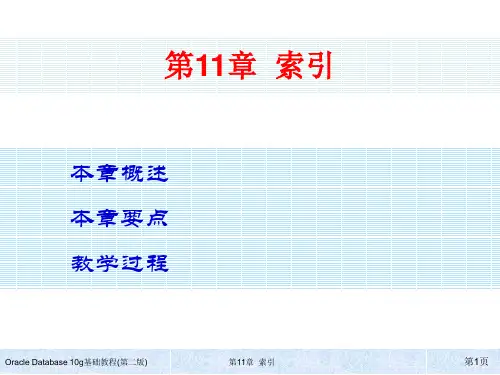 Oracle 10g基础教程11PPT课件
