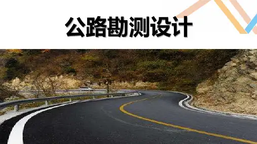 大学课程《道路勘测设计》PPT教学课件：7.公路交叉设计