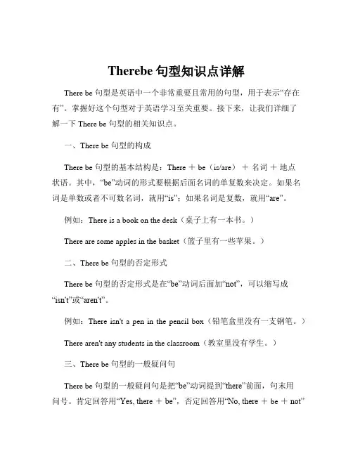 Therebe句型知识点详解