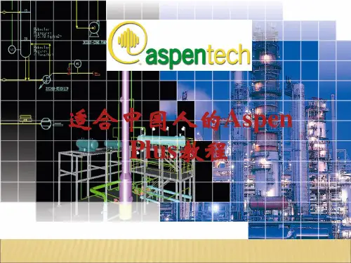 Aspen-Plus史上最全最好的教程
