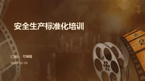 安全生产标准化培训ppt课件