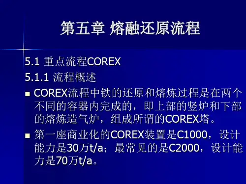 第五章 熔融还原流程