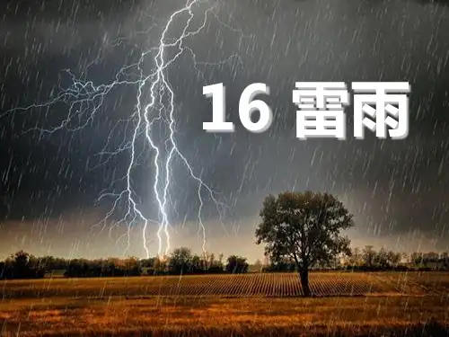 【部编版】二年级下册语文《雷雨》教学课件