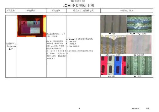 LCM不良分析手法