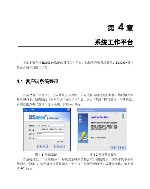 BS3000+说明书(4系统工作平台)